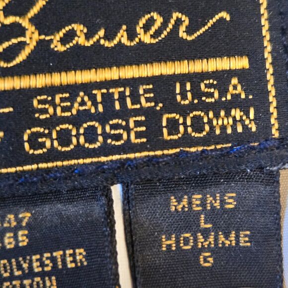 Vtg Eddie Bauer Polar Superior Parka Jacket Men L Tan Goose Down coyote Fur Hood - Picture 8 of 16